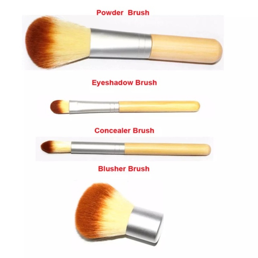 NWT 5pc CrueltyFree Eco Friendly Kabuki Brush Set